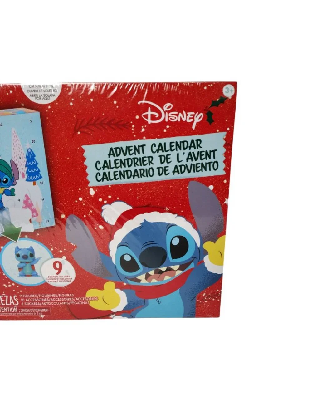 Disney Stitch Advent Calendar 24 Pieces With 9 Figures and Accessories